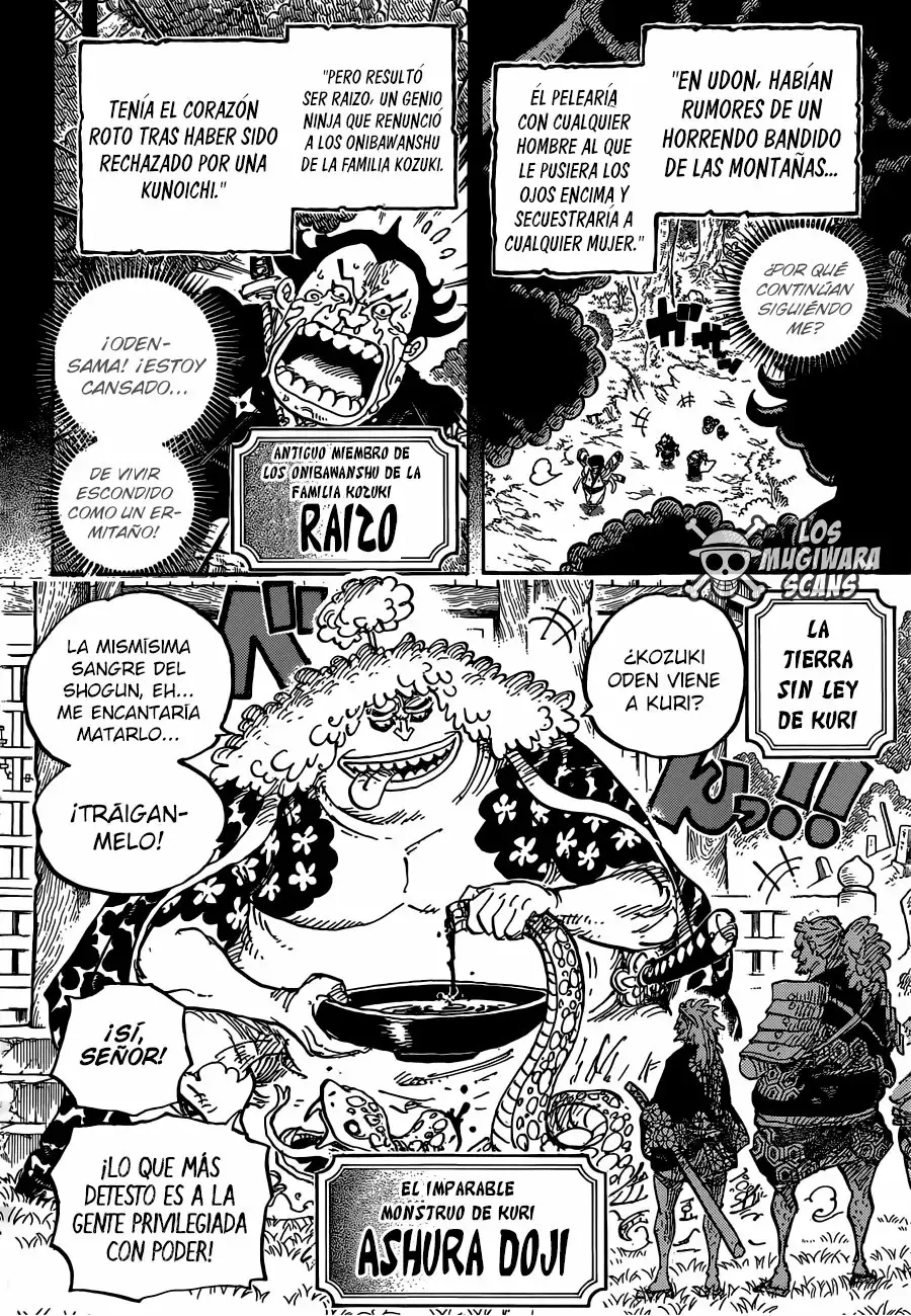 One Piece Capitulo 962: EL DAIMYO Y SUS VASALLOS página 7