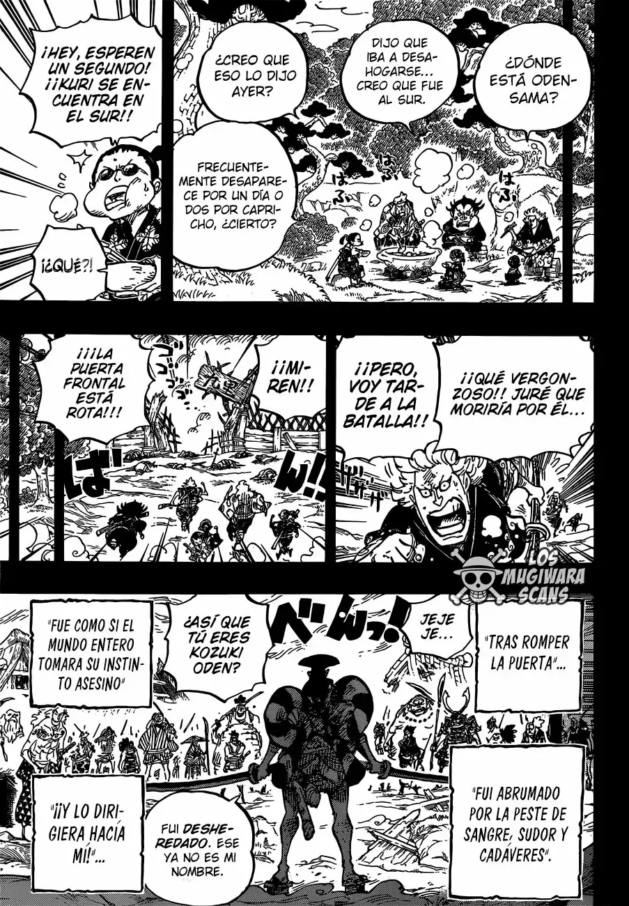 One Piece Capitulo 962: EL DAIMYO Y SUS VASALLOS página 8