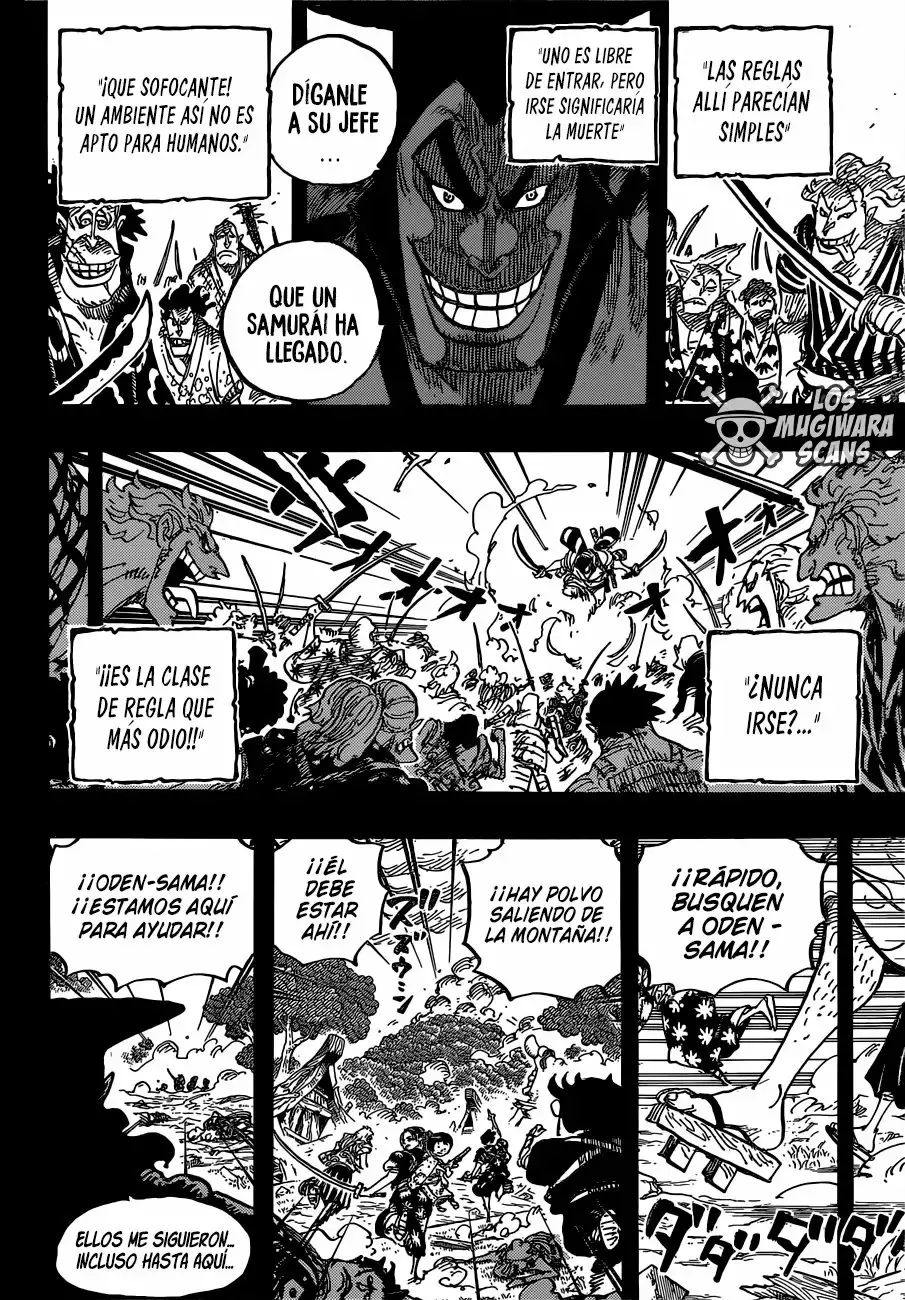 One Piece Capitulo 962: EL DAIMYO Y SUS VASALLOS página 9