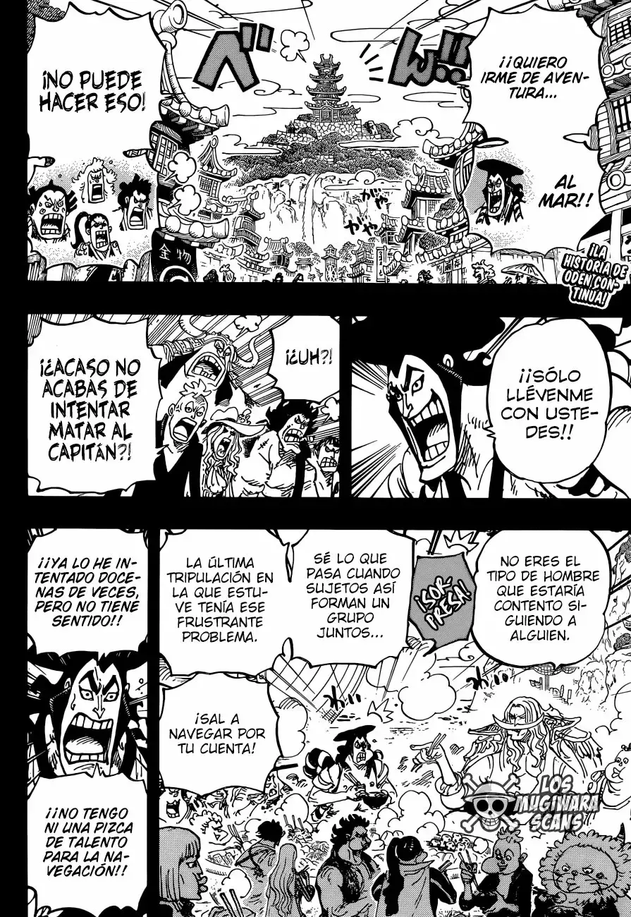One Piece Capitulo 964: La Aventura De Oden página 3