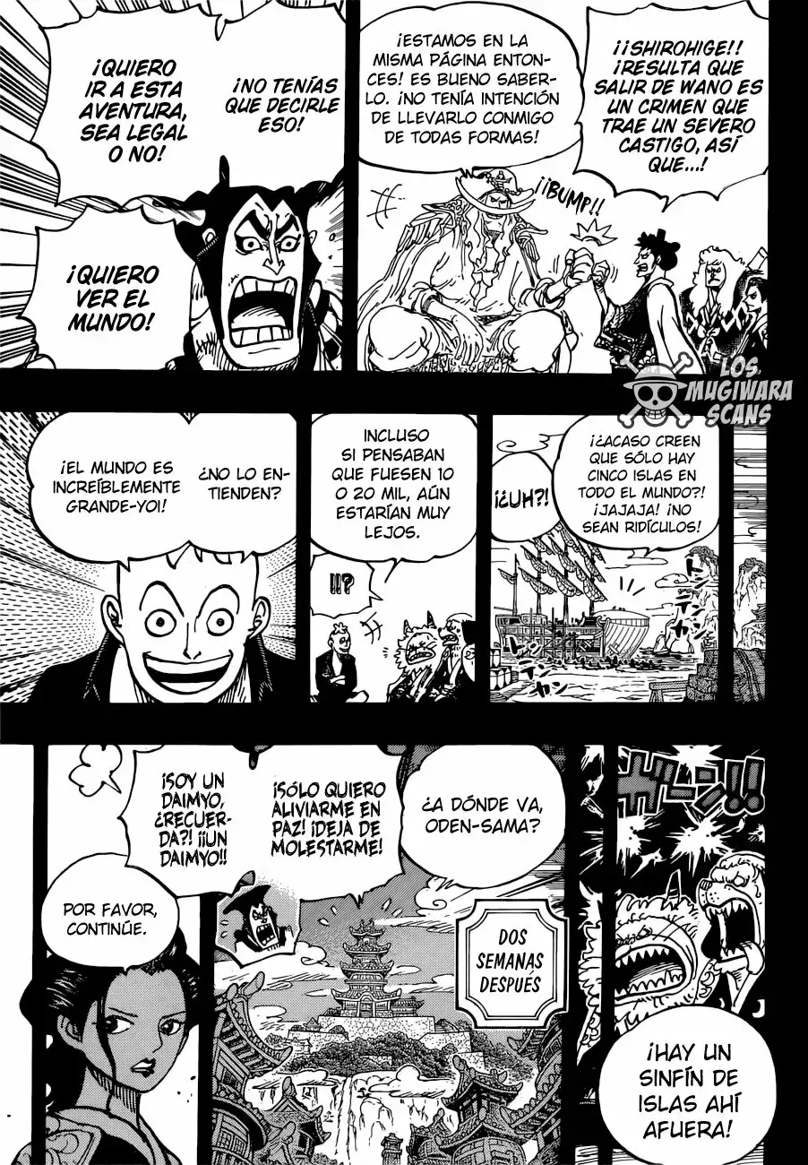 One Piece Capitulo 964: La Aventura De Oden página 4