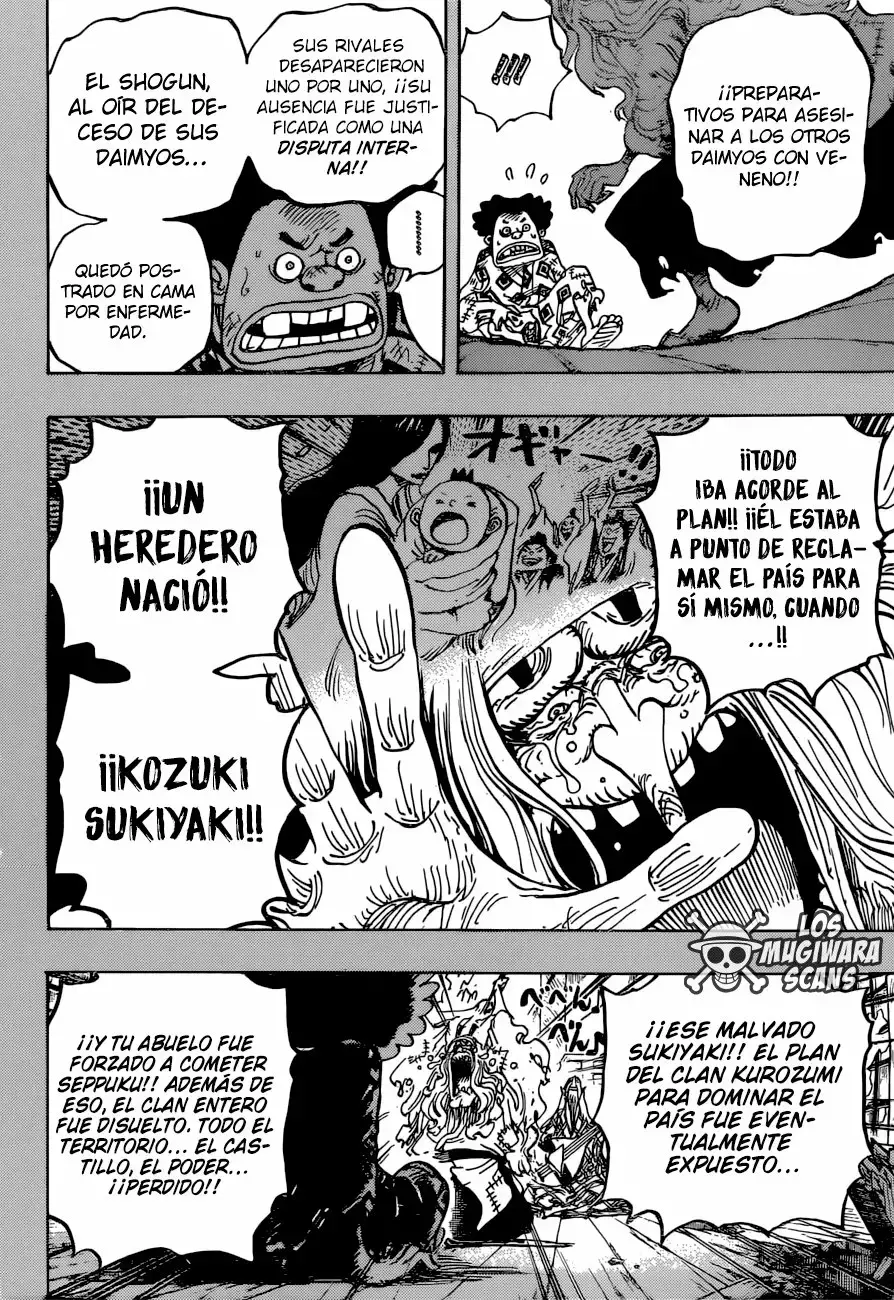 One Piece Capitulo 965: La conspiración del clan Kurozumi página 11