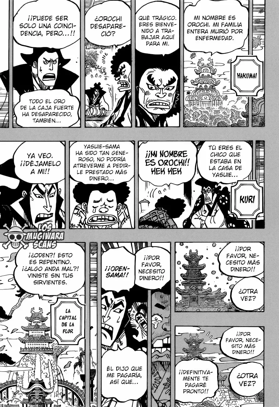 One Piece Capitulo 965: La conspiración del clan Kurozumi página 14