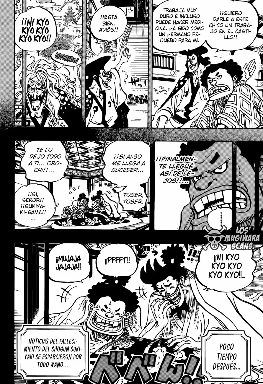 One Piece Capitulo 965: La conspiración del clan Kurozumi página 15
