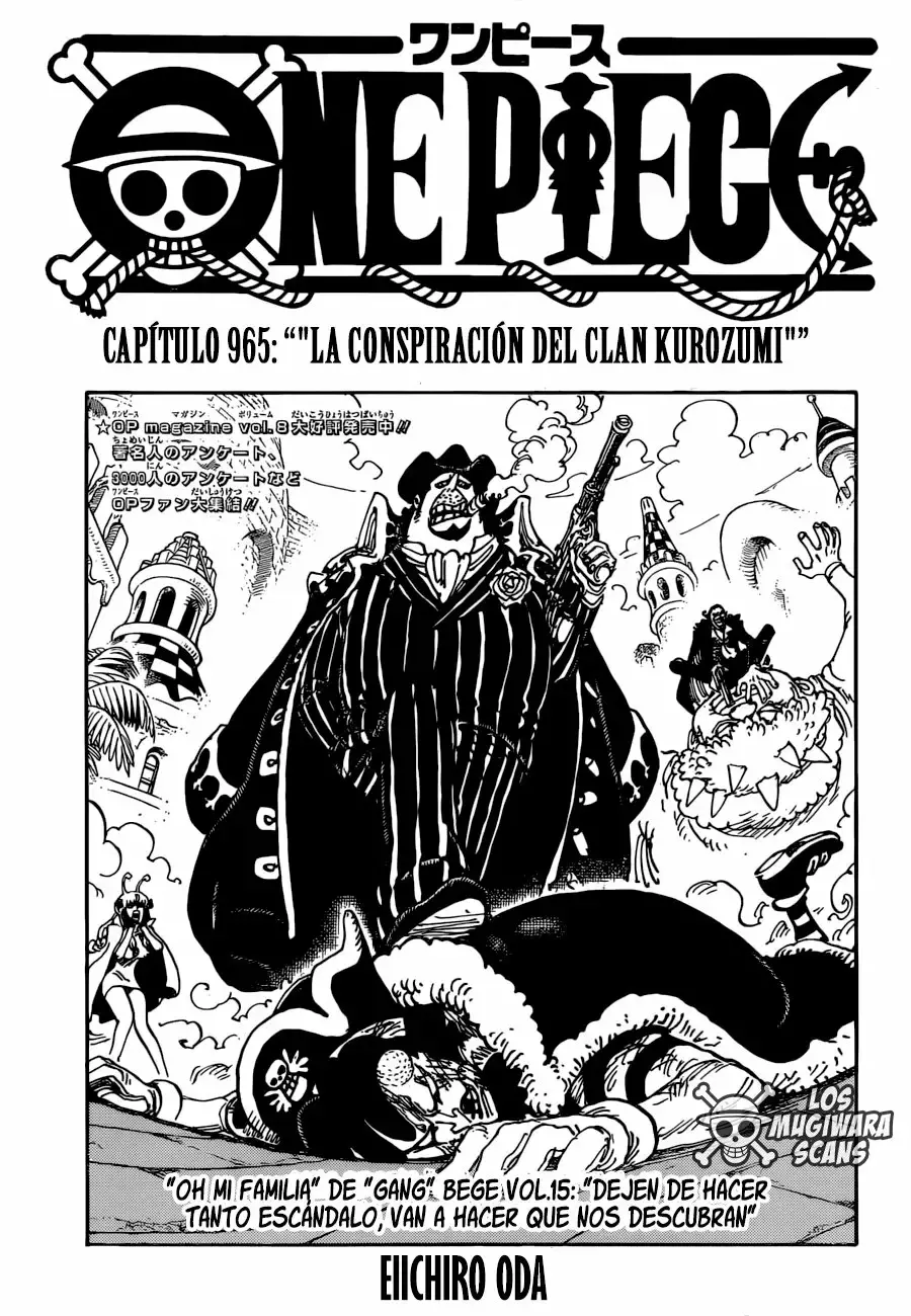 One Piece Capitulo 965: La conspiración del clan Kurozumi página 2