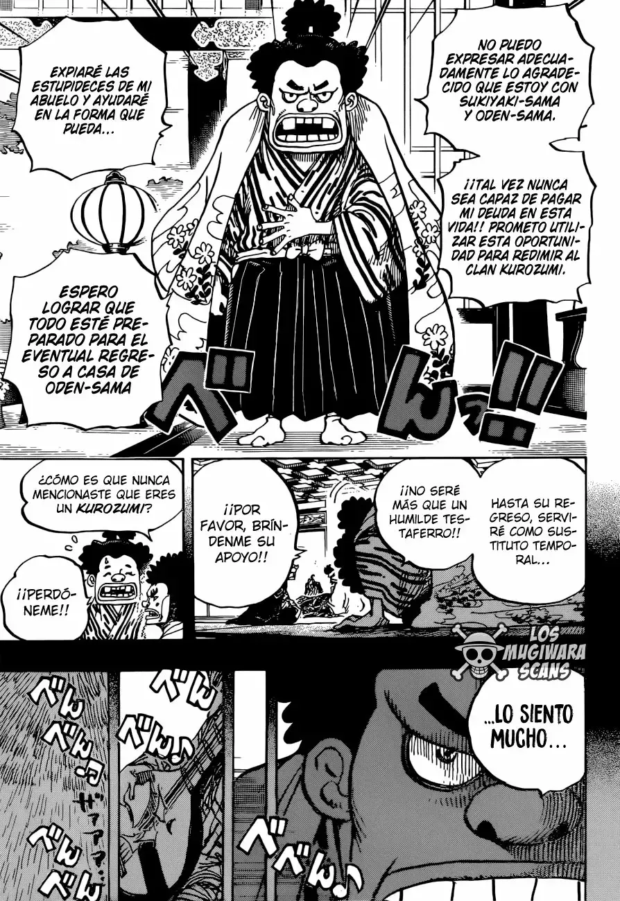 One Piece Capitulo 965: La conspiración del clan Kurozumi página 8