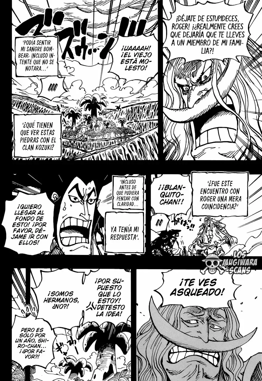 One Piece Capitulo 966: ¡Roger y shirohige! página 12