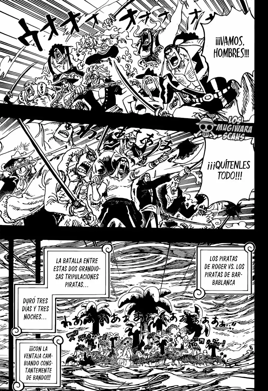 One Piece Capitulo 966: ¡Roger y shirohige! página 7