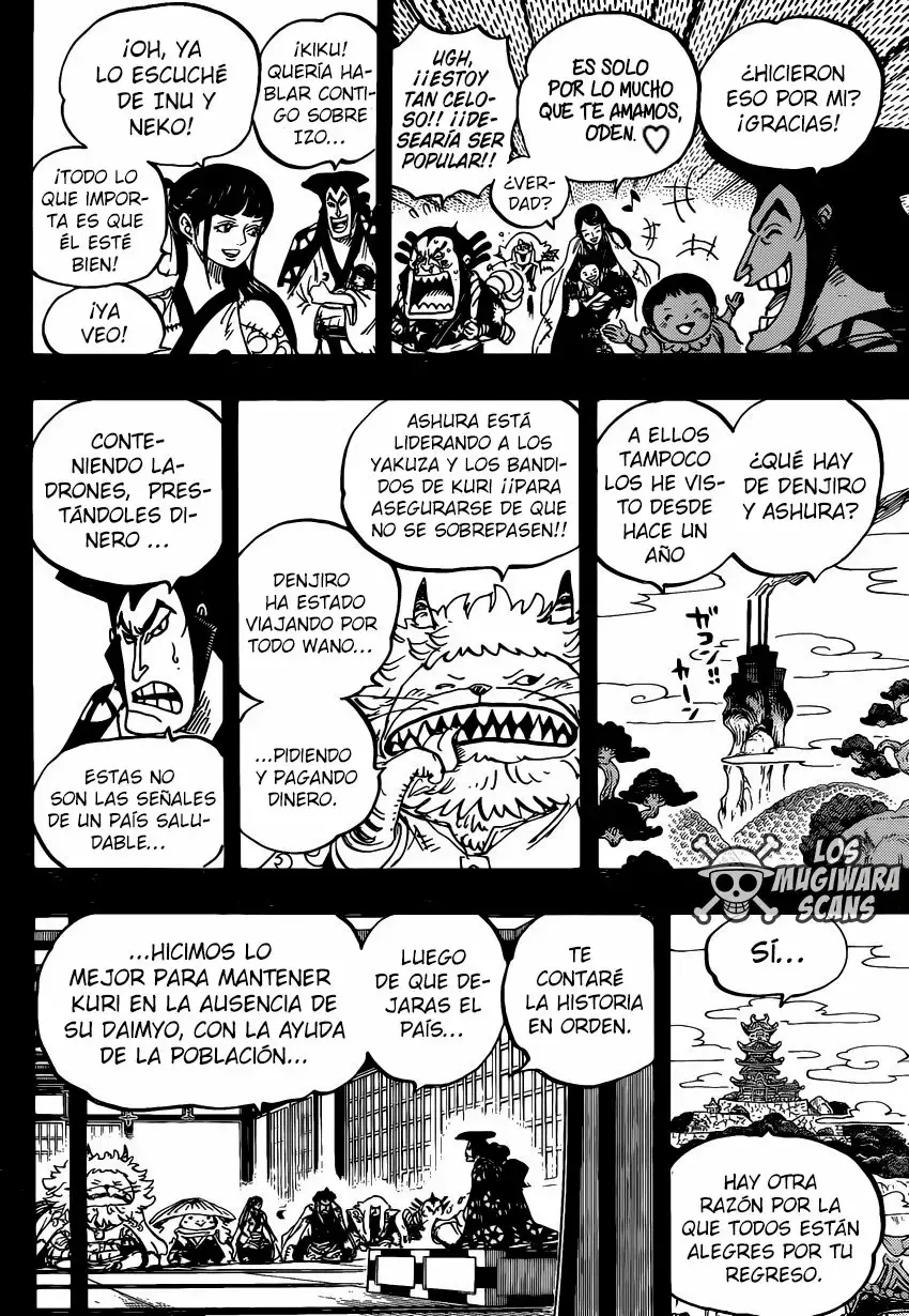 One Piece Capitulo 968: "EL REGRESO DE ODEN" página 11