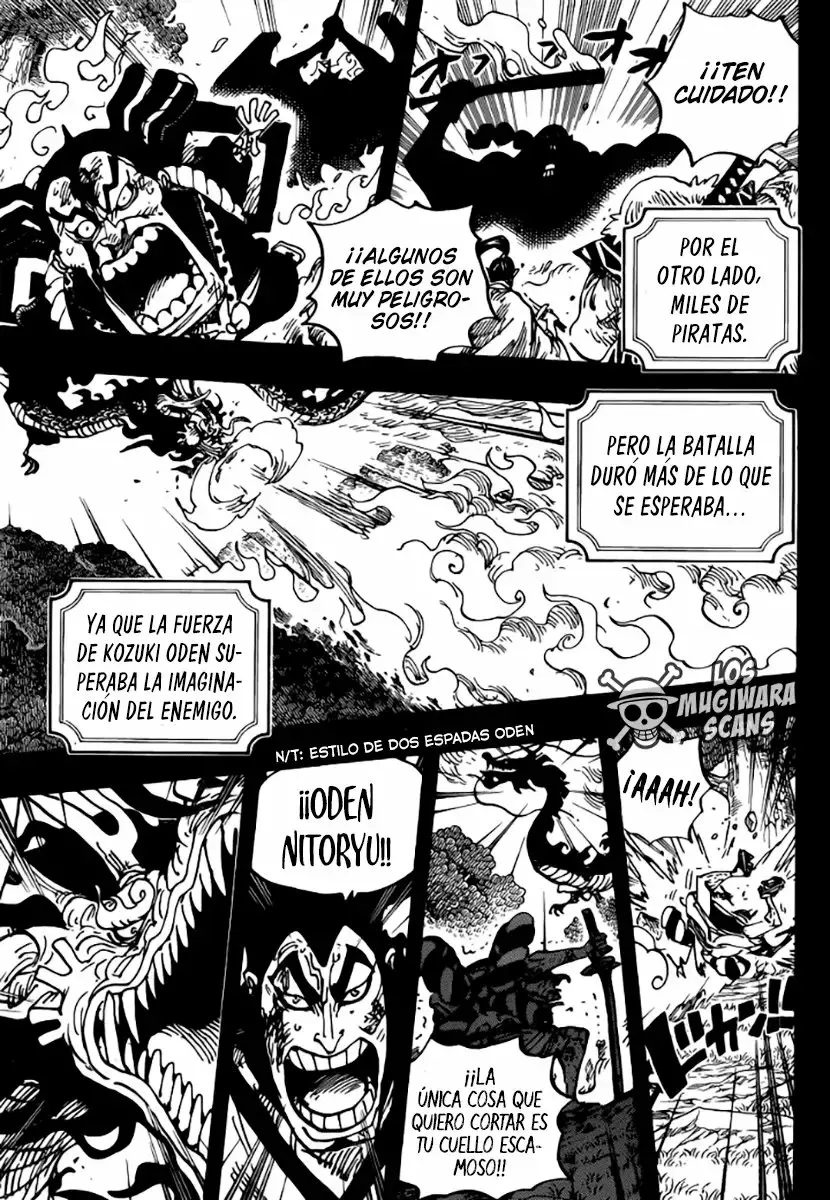 One Piece Capitulo 970: ¡ODEN VS KAIDO! página 12