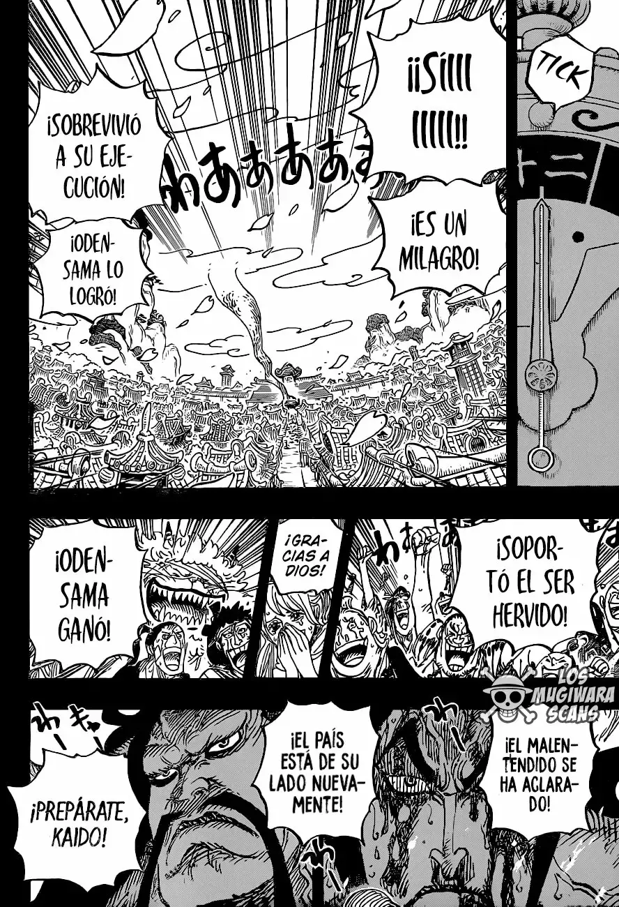 One Piece Capitulo 972: Yo soy Oden, y nací para hervir página 12