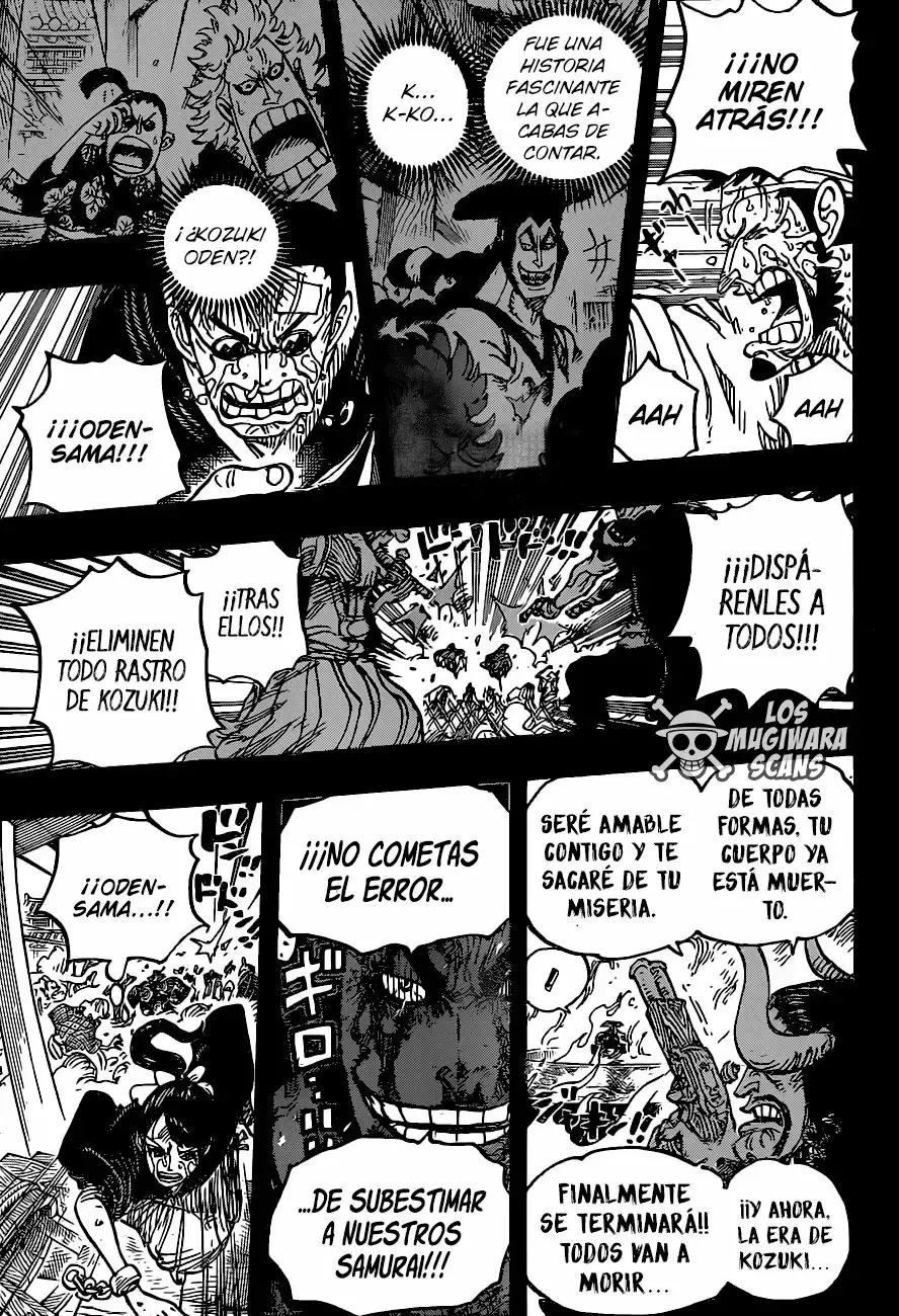 One Piece Capitulo 972: Yo soy Oden, y nací para hervir página 15