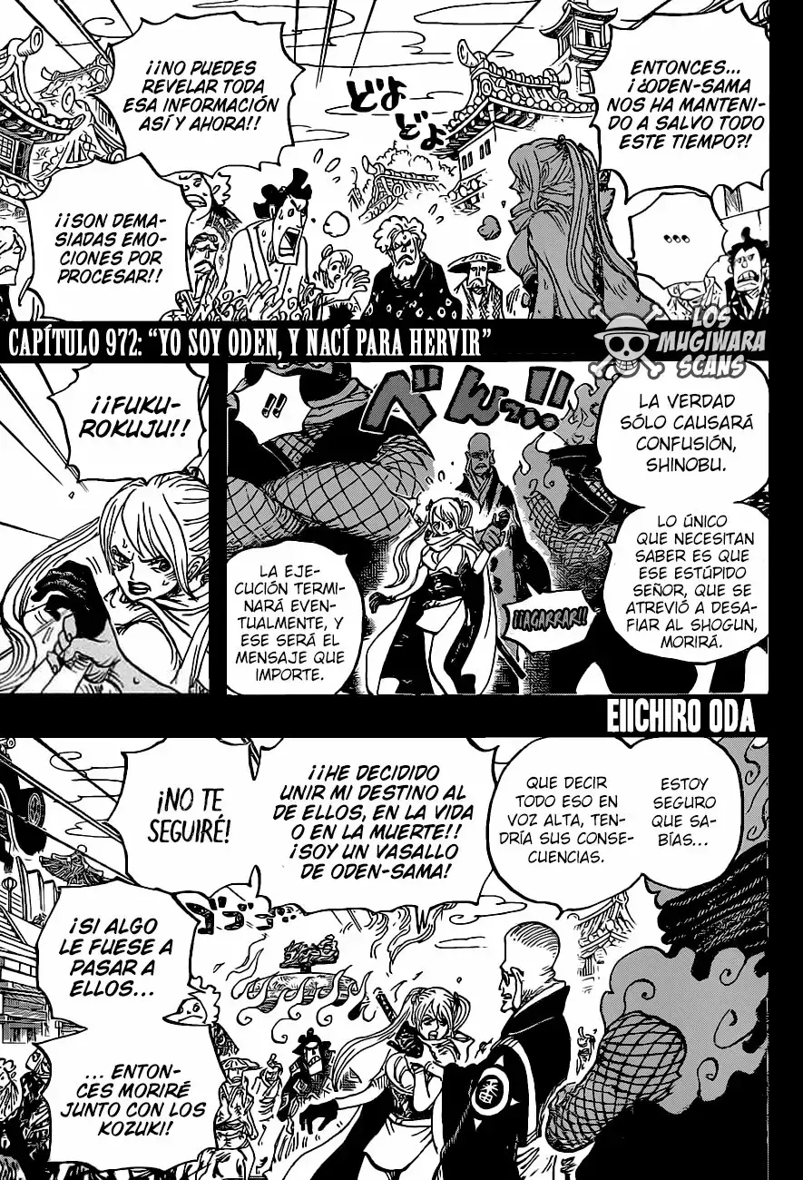 One Piece Capitulo 972: Yo soy Oden, y nací para hervir página 5