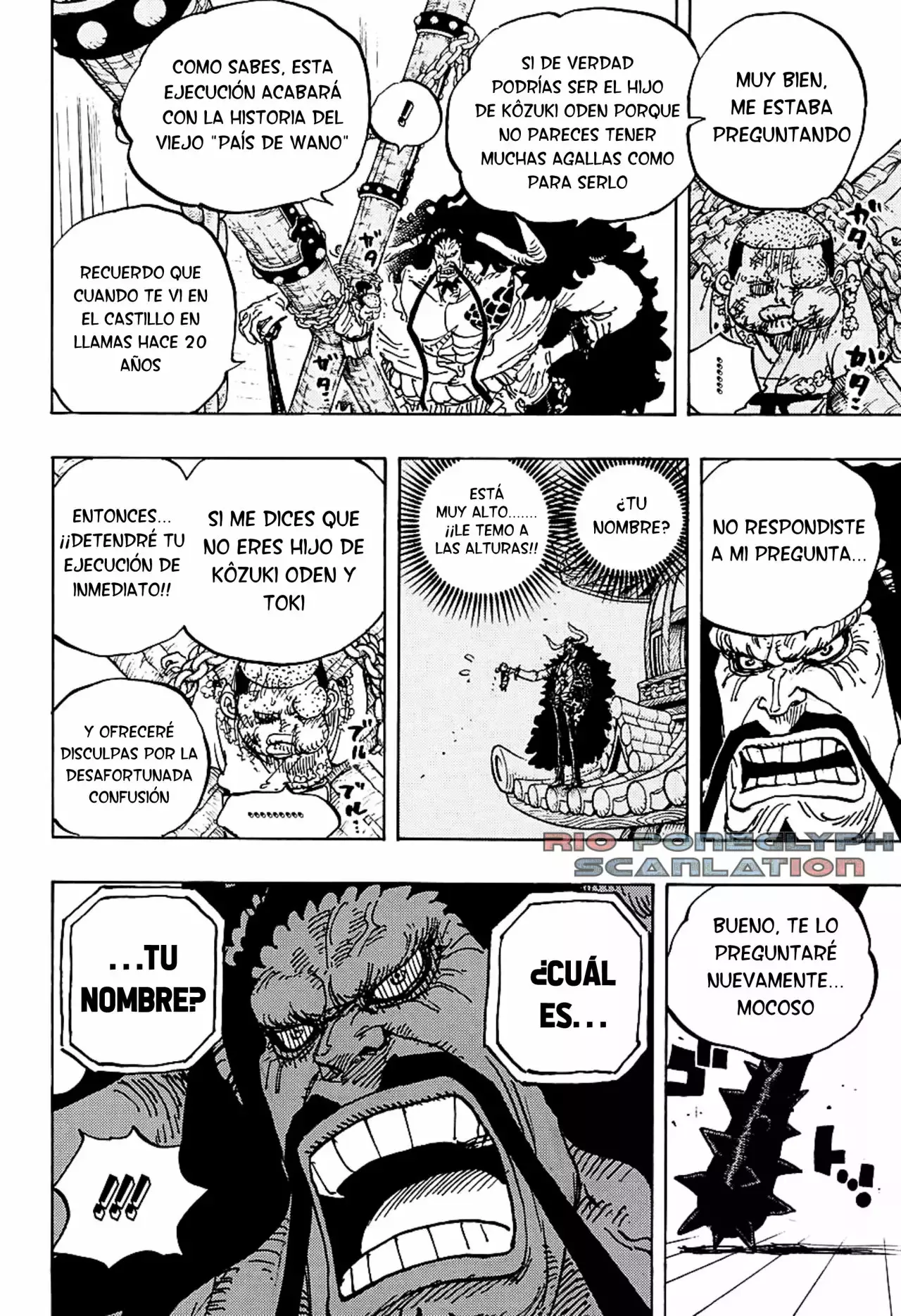 One Piece Capitulo 986: ¡Mi nombre! página 8