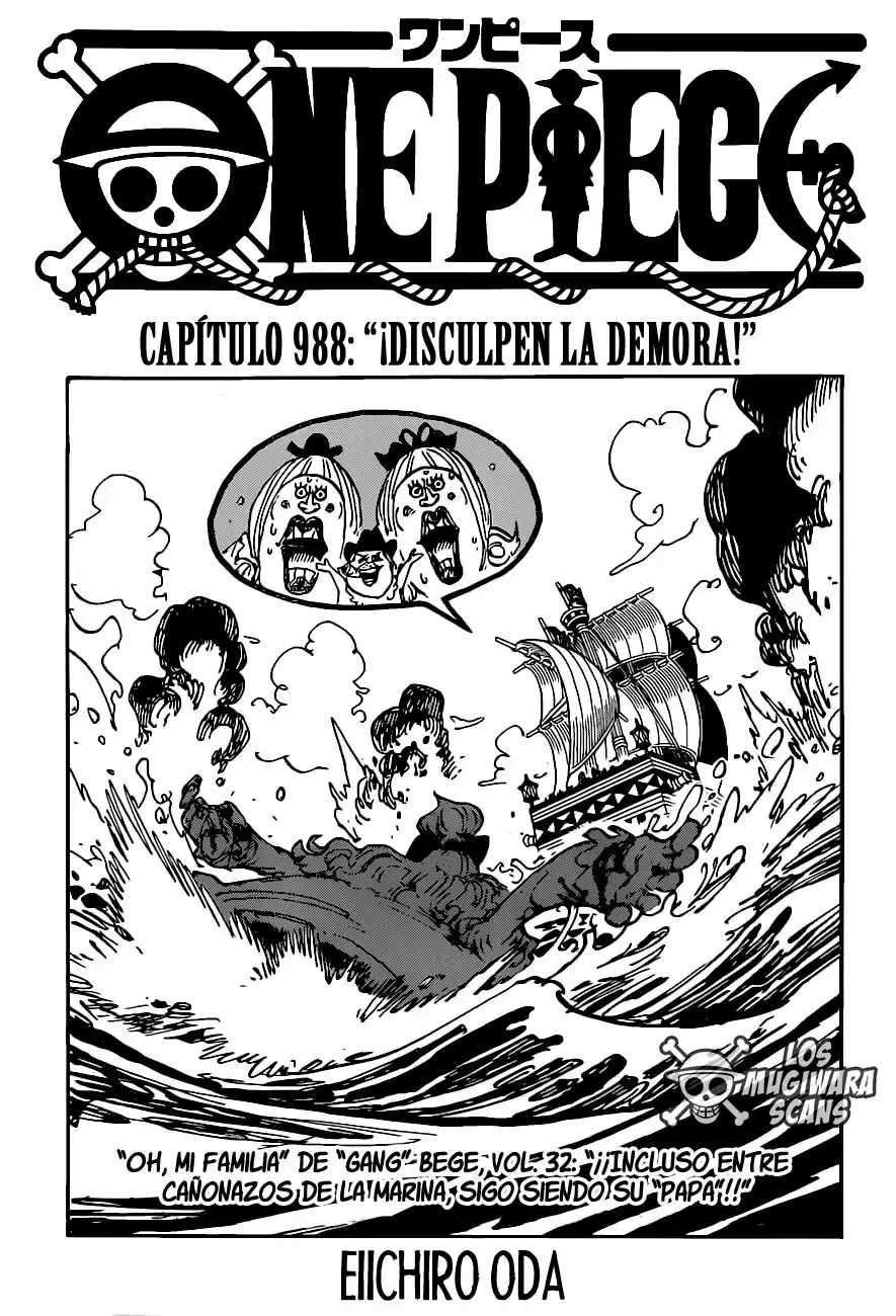 One Piece Capitulo 988: "Les Hice Esperar" página 3