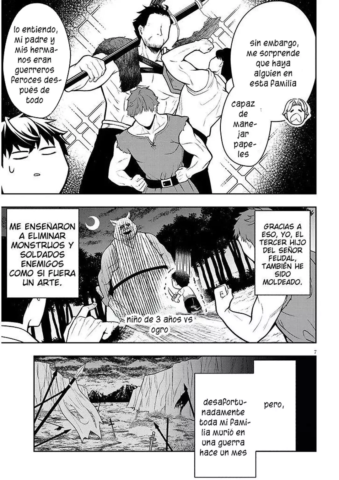 Ragna, el heredero de un noble de la frontera, es un reencarnado de Japón y este mundo es el mundo de un juego de citas que él conocía Capitulo 1 página 10