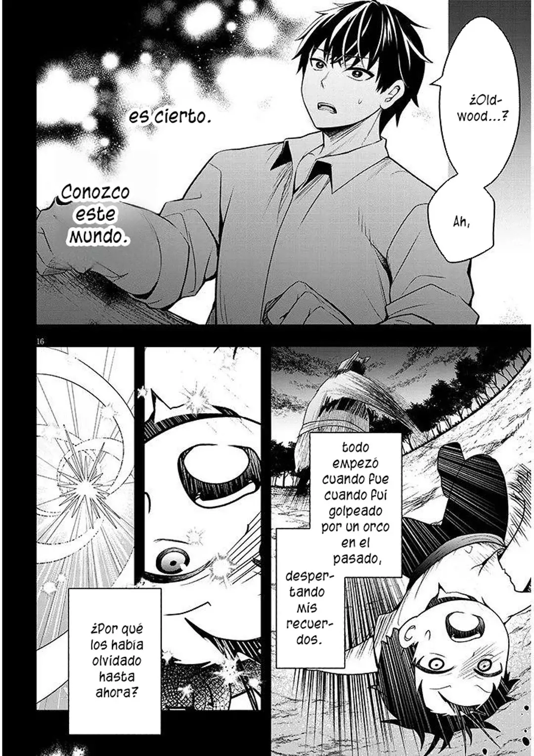 Ragna, el heredero de un noble de la frontera, es un reencarnado de Japón y este mundo es el mundo de un juego de citas que él conocía Capitulo 1 página 19