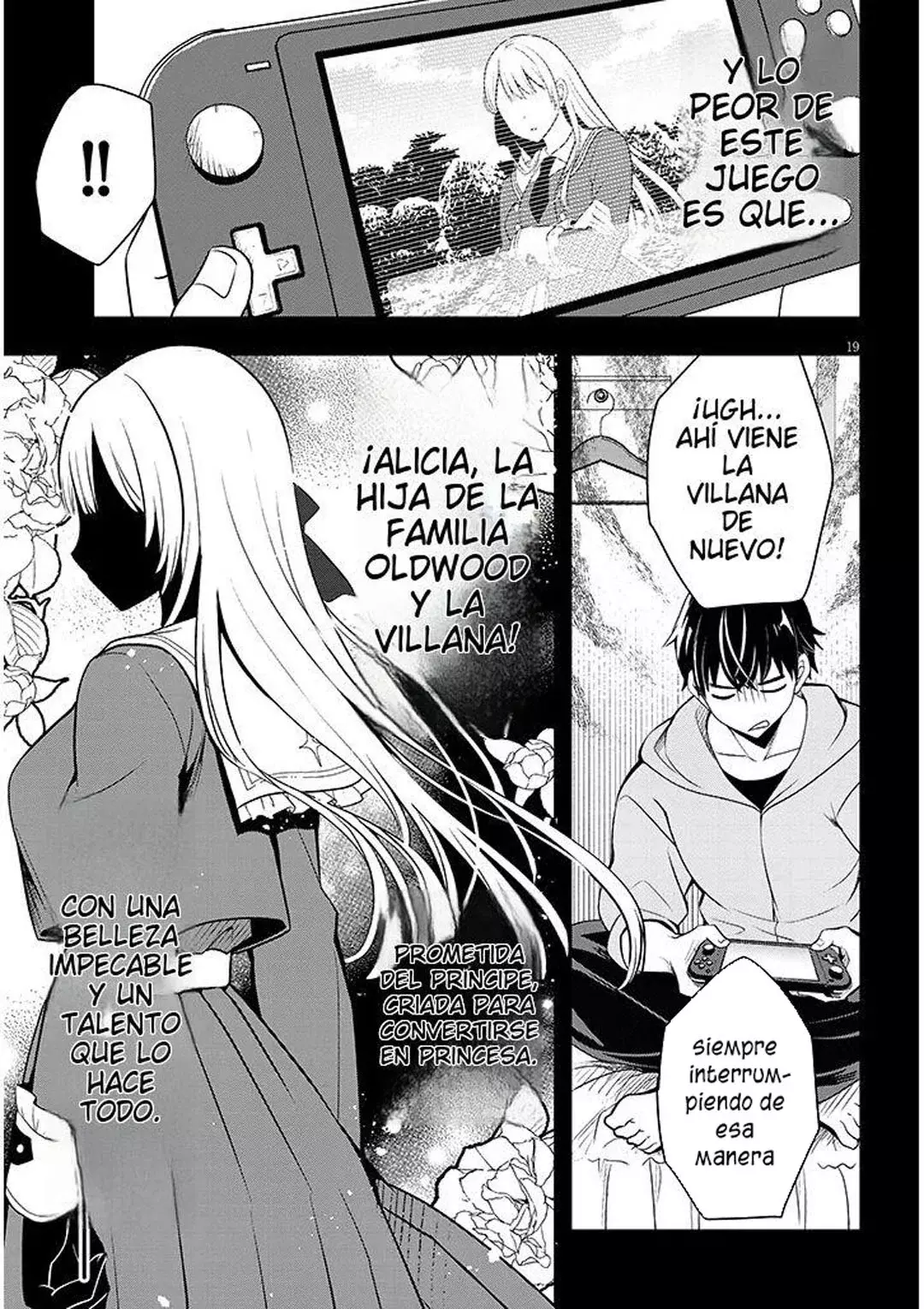 Ragna, el heredero de un noble de la frontera, es un reencarnado de Japón y este mundo es el mundo de un juego de citas que él conocía Capitulo 1 página 22