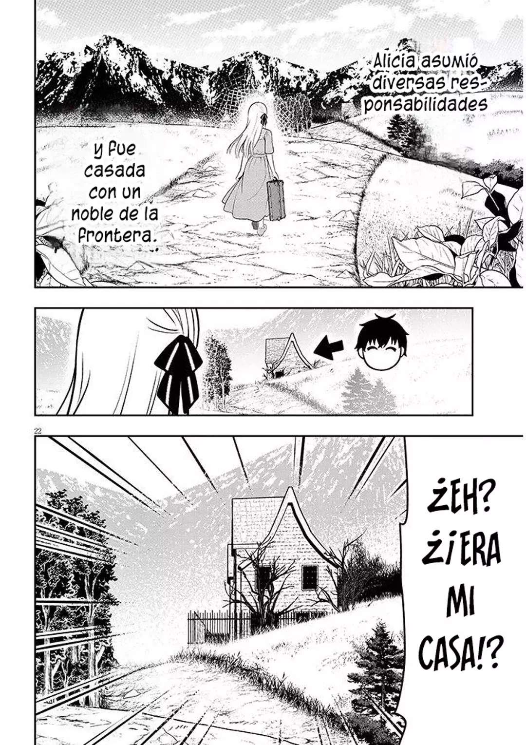 Ragna, el heredero de un noble de la frontera, es un reencarnado de Japón y este mundo es el mundo de un juego de citas que él conocía Capitulo 1 página 25