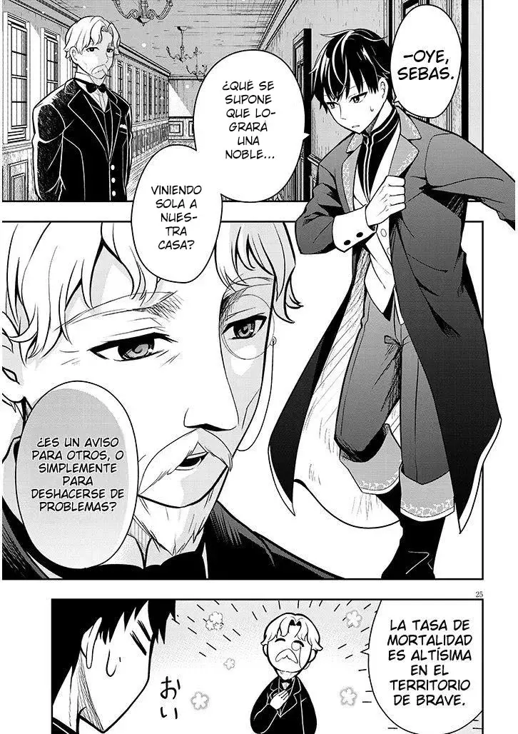 Ragna, el heredero de un noble de la frontera, es un reencarnado de Japón y este mundo es el mundo de un juego de citas que él conocía Capitulo 1 página 28
