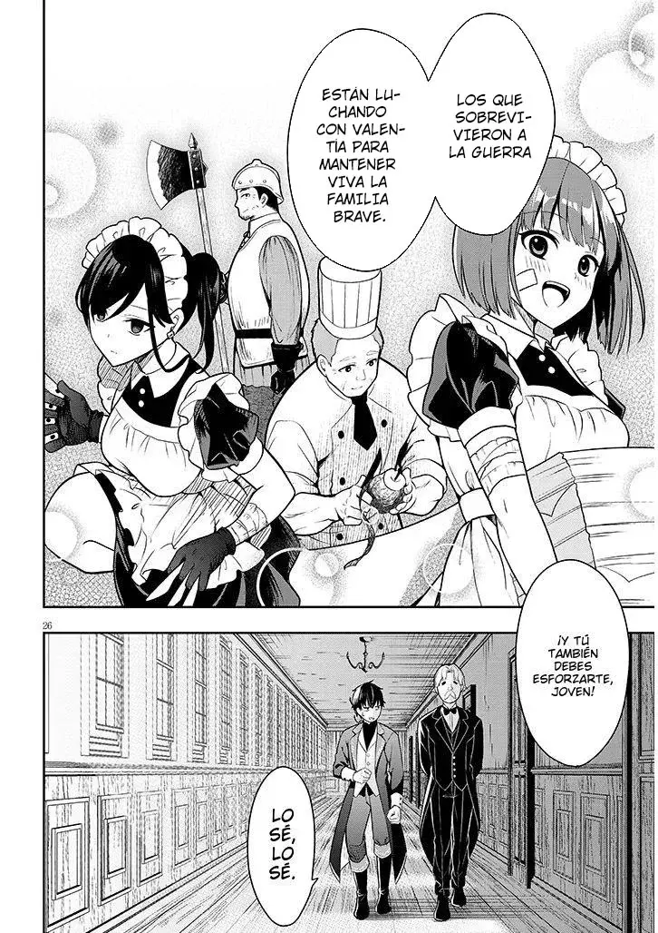 Ragna, el heredero de un noble de la frontera, es un reencarnado de Japón y este mundo es el mundo de un juego de citas que él conocía Capitulo 1 página 29