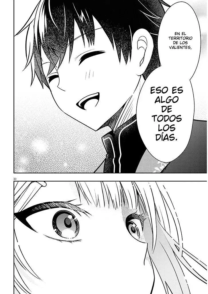 Ragna, el heredero de un noble de la frontera, es un reencarnado de Japón y este mundo es el mundo de un juego de citas que él conocía Capitulo 1 página 33