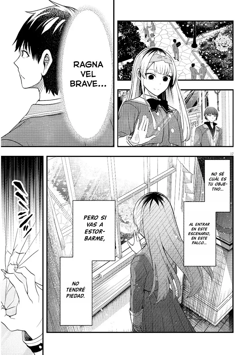 Ragna, el heredero de un noble de la frontera, es un reencarnado de Japón y este mundo es el mundo de un juego de citas que él conocía Capitulo 10 página 18