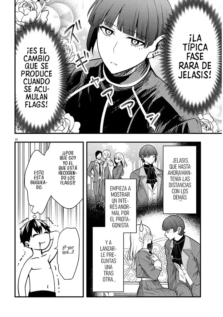 Ragna, el heredero de un noble de la frontera, es un reencarnado de Japón y este mundo es el mundo de un juego de citas que él conocía Capitulo 11.2 página 6