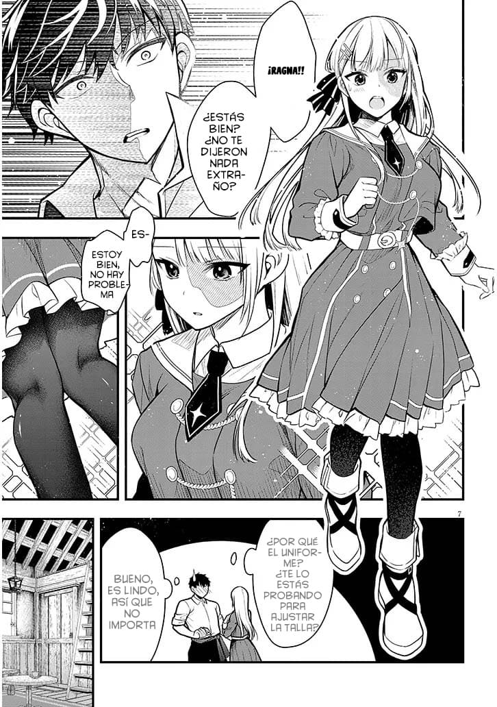 Ragna, el heredero de un noble de la frontera, es un reencarnado de Japón y este mundo es el mundo de un juego de citas que él conocía Capitulo 5 página 10