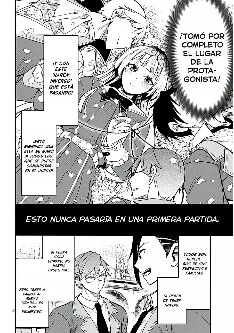 Ragna, el heredero de un noble de la frontera, es un reencarnado de Japón y este mundo es el mundo de un juego de citas que él conocía Capitulo 7 página 17