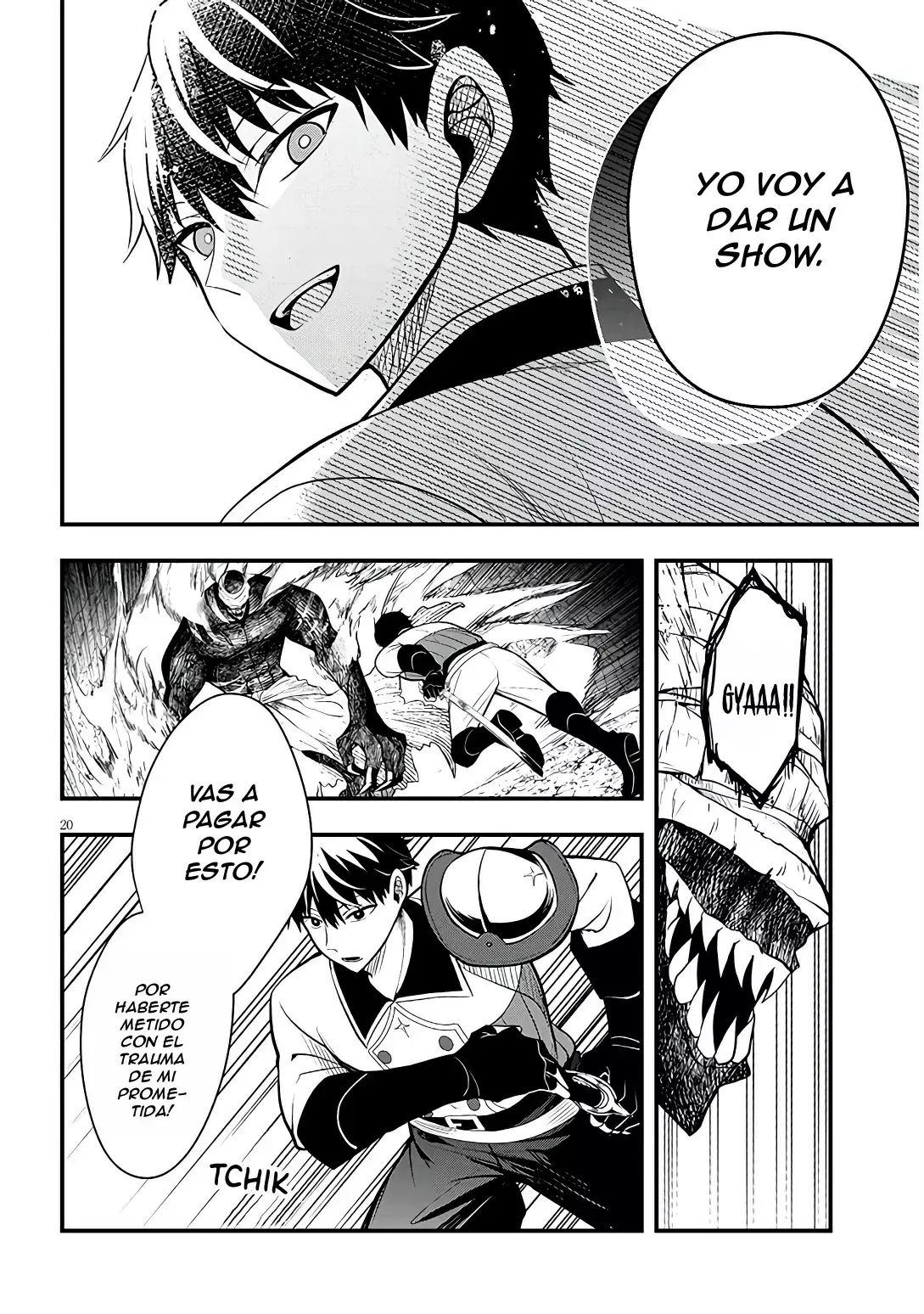 Ragna, el heredero de un noble de la frontera, es un reencarnado de Japón y este mundo es el mundo de un juego de citas que él conocía Capitulo 9 página 21