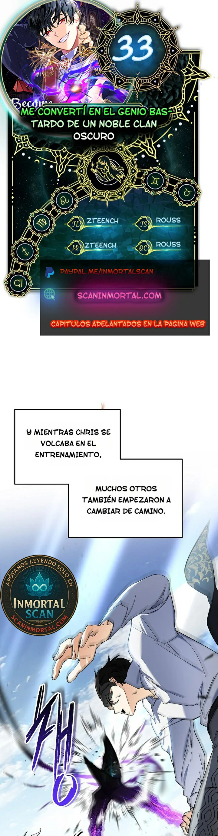 Me convertí en el genio bastardo de un noble clan oscuro Capitulo 33 página 2