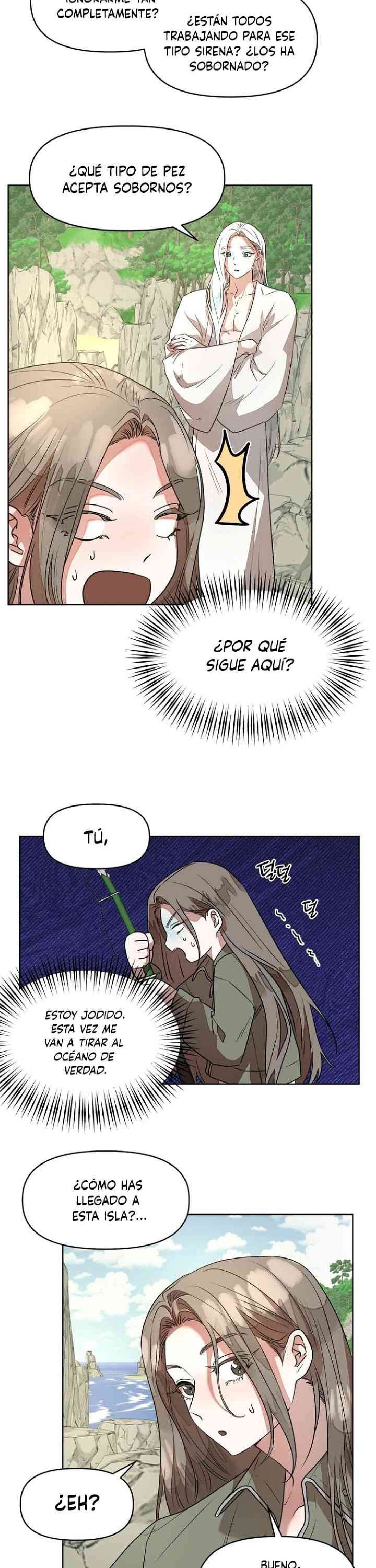¿Se Pueden Atrapar Sirenas Con Una Caña de Pescar? Capitulo 3 página 16