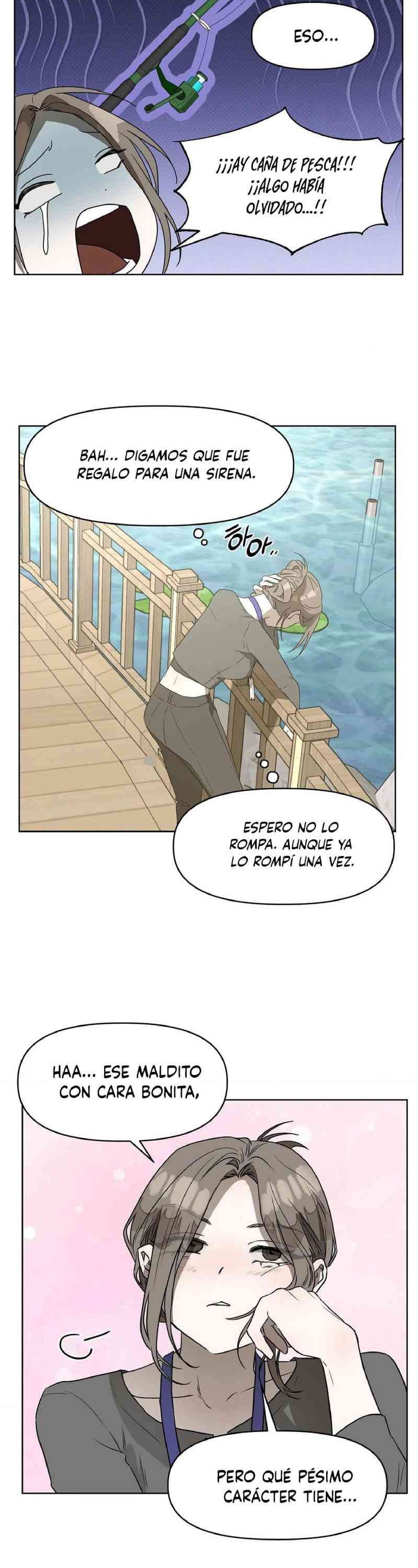 ¿Se Pueden Atrapar Sirenas Con Una Caña de Pescar? Capitulo 7 página 14