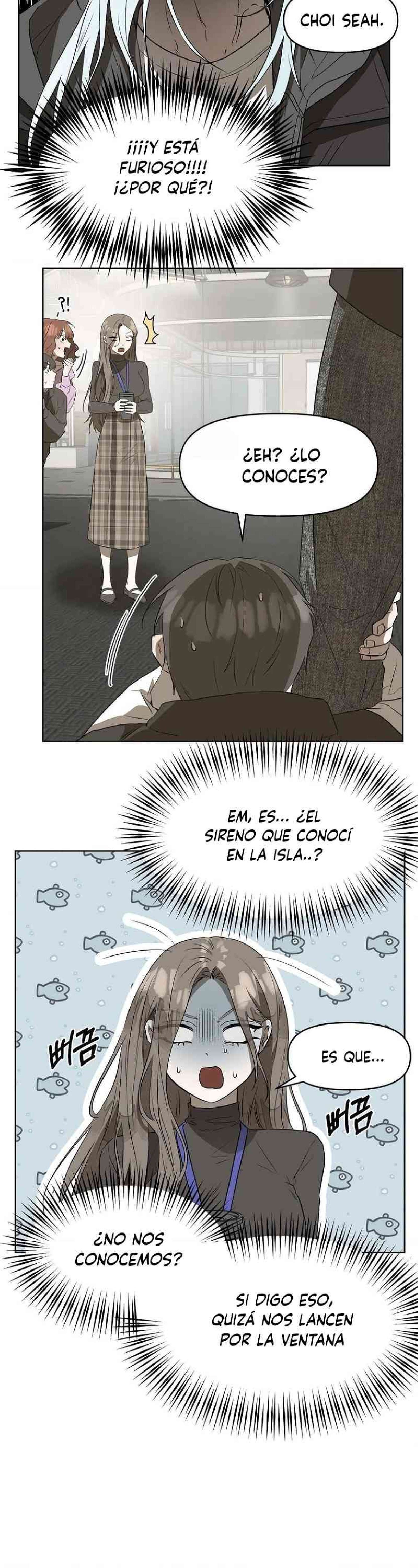 ¿Se Pueden Atrapar Sirenas Con Una Caña de Pescar? Capitulo 7 página 31