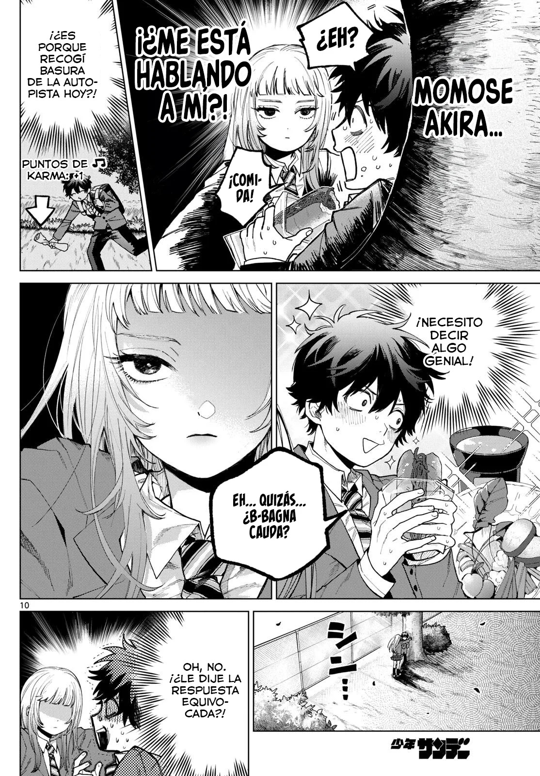 Momose Akira no Hatsukoi Hatan-chuu Capitulo 1: Acercamiento del ángel página 10