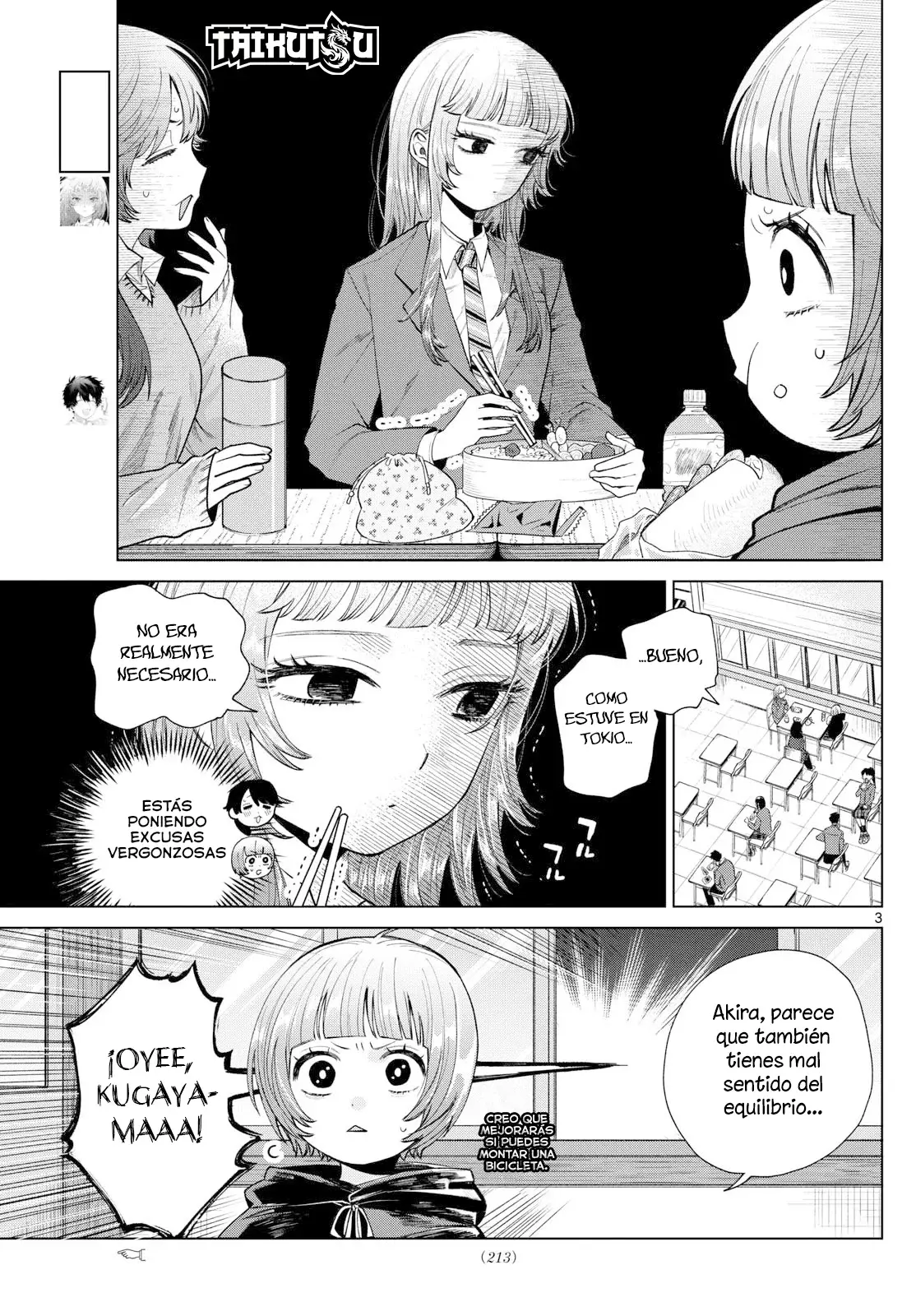 Momose Akira no Hatsukoi Hatan-chuu Capitulo 12: El entrenamiento de bicicleta de caer y levantarse. página 4