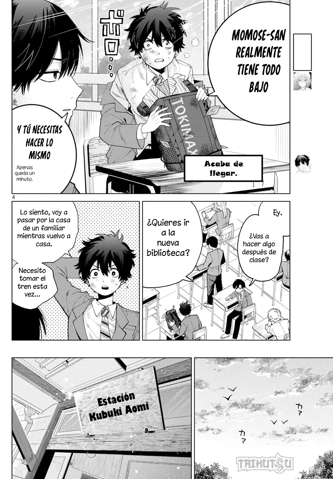 Momose Akira no Hatsukoi Hatan-chuu Capitulo 13: Observando un viaje de vuelta a casa. página 5