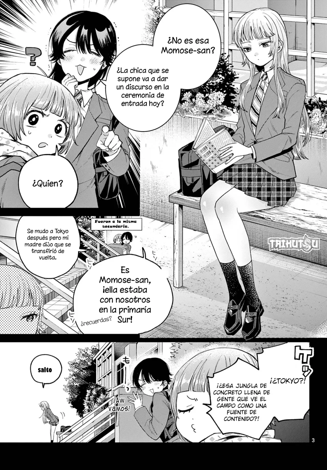Momose Akira no Hatsukoi Hatan-chuu Capitulo 14: Amistad en crecimiento. página 4