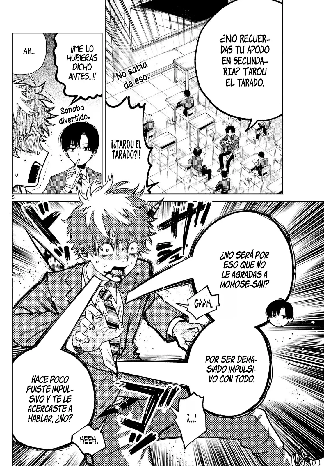 Momose Akira no Hatsukoi Hatan-chuu Capitulo 3: Avanzado de manera impulsiva. página 6