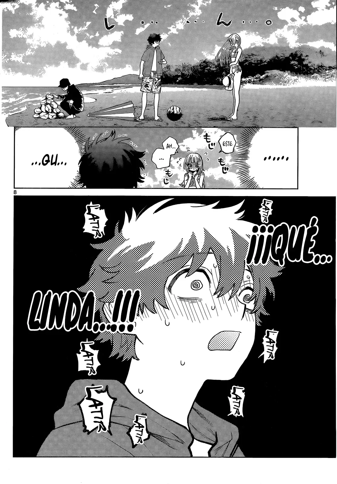 Momose Akira no Hatsukoi Hatan-chuu Capitulo 37: Sentémonos en la playa durante el verano. página 10