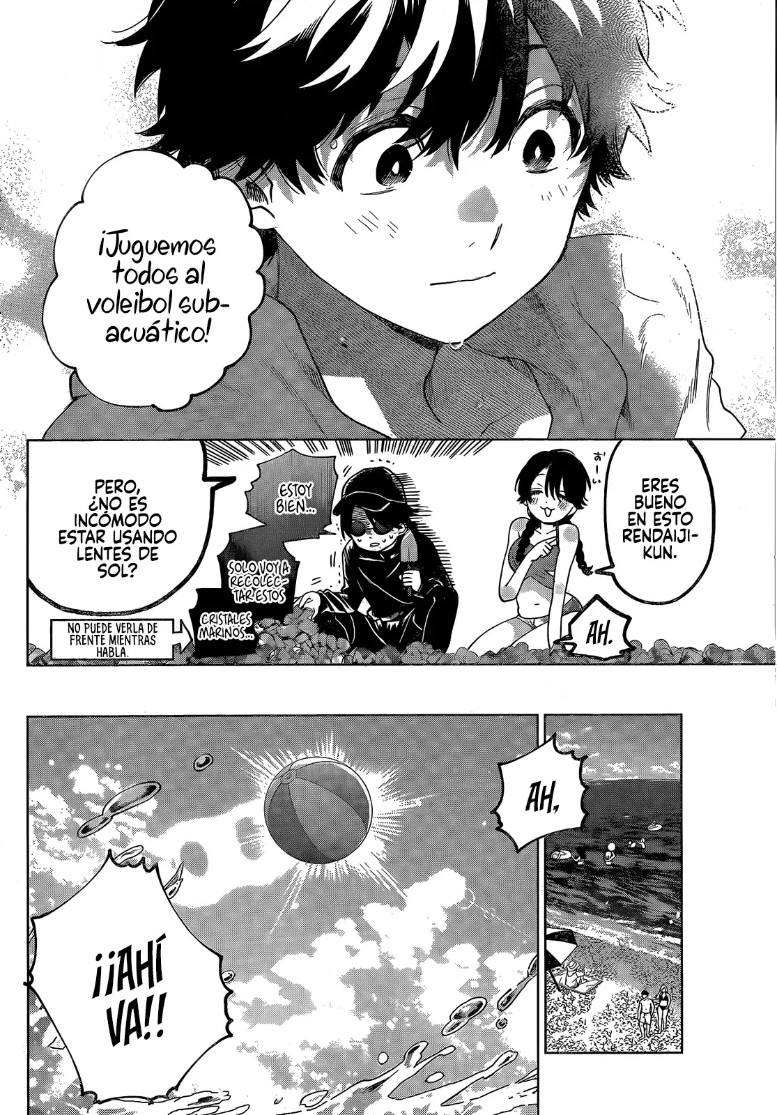 Momose Akira no Hatsukoi Hatan-chuu Capitulo 37: Sentémonos en la playa durante el verano. página 14