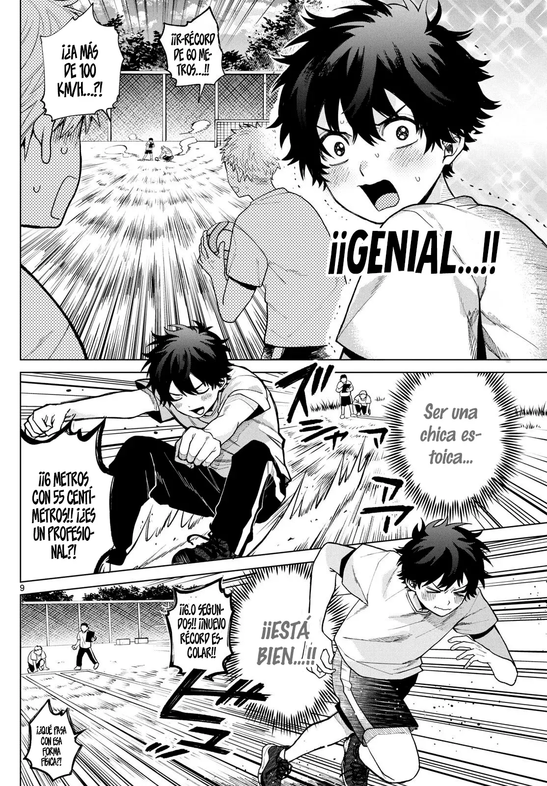 Momose Akira no Hatsukoi Hatan-chuu Capitulo 4: Midiendo estoicamente la aptitud física. página 10