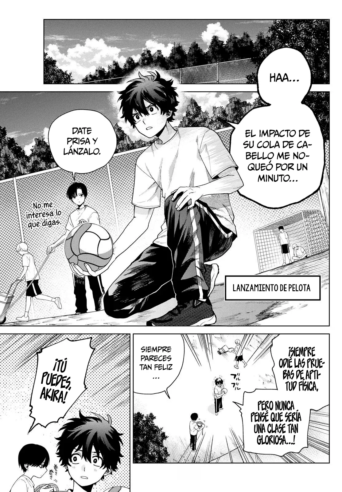 Momose Akira no Hatsukoi Hatan-chuu Capitulo 4: Midiendo estoicamente la aptitud física. página 5