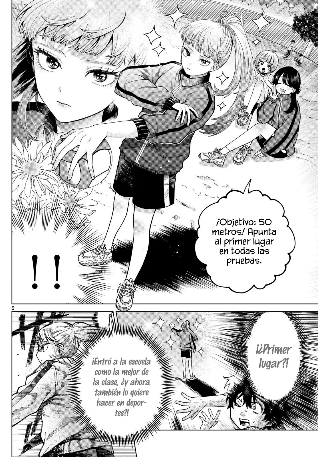 Momose Akira no Hatsukoi Hatan-chuu Capitulo 4: Midiendo estoicamente la aptitud física. página 6
