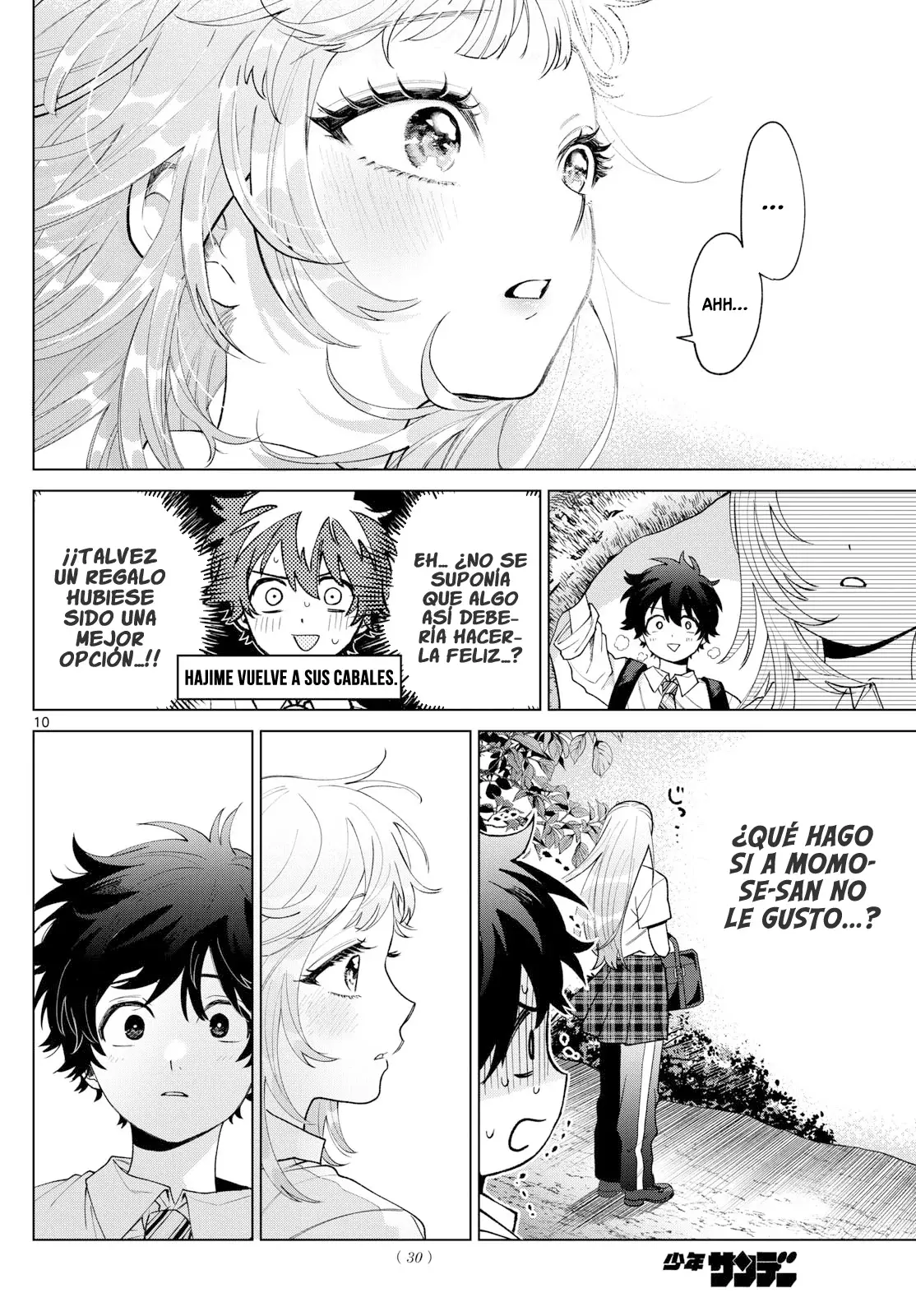 Momose Akira no Hatsukoi Hatan-chuu Capitulo 50: Recordando un paisaje en soledad. página 9