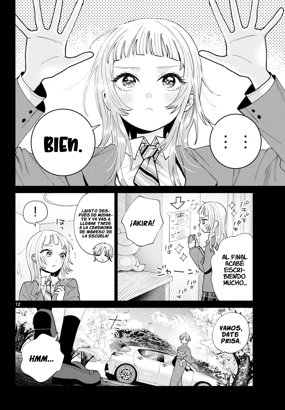 Momose Akira no Hatsukoi Hatan-chuu Capitulo 51: Los dos disfrutan de la vista. página 13
