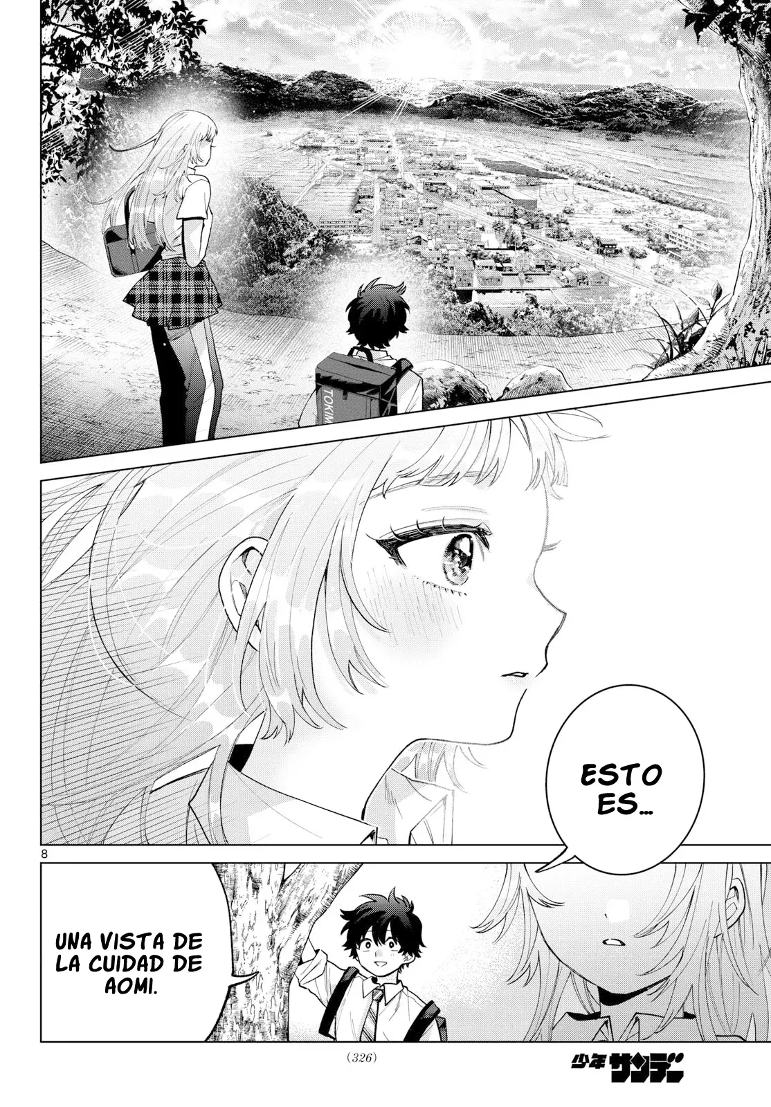 Momose Akira no Hatsukoi Hatan-chuu Capitulo 51: Los dos disfrutan de la vista. página 9
