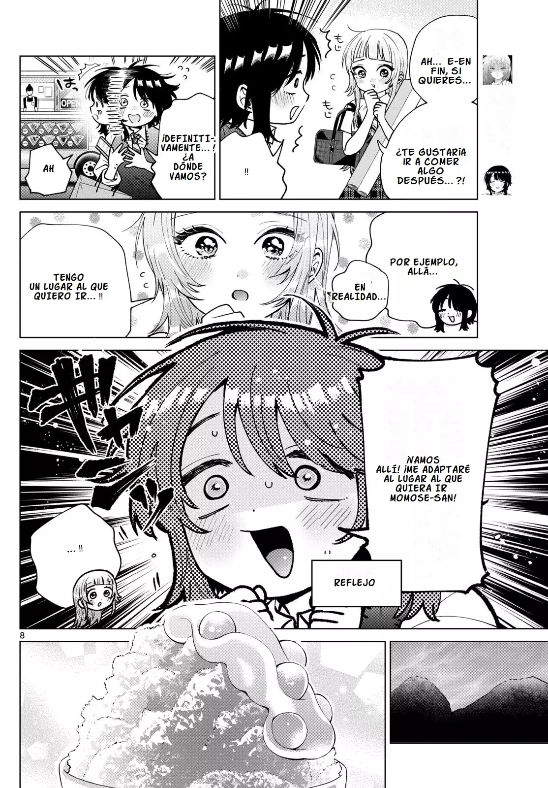 Momose Akira no Hatsukoi Hatan-chuu Capitulo 53: Un desvió por las montañas al atardecer. página 12