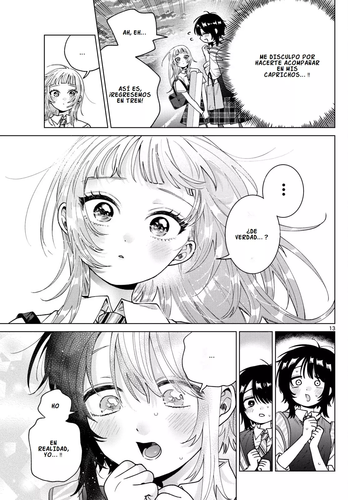 Momose Akira no Hatsukoi Hatan-chuu Capitulo 53: Un desvió por las montañas al atardecer. página 17